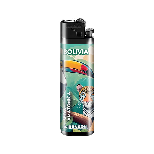Encendedor Ronson Colourlite Motivos Mix Selva Amazónica