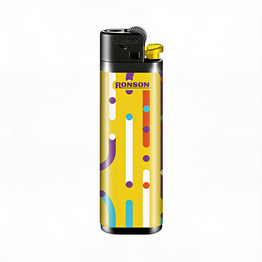 Encendedor Ronson Colourlite Motivos Mix Lines